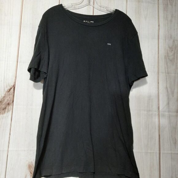 Michael Kors Men's Black Short Sleeve Crew Neck‎  T-Shirt Top Size Large - Picture 1 of 6